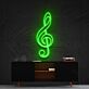 Violinschlüssel LED-Neonschild Wohnzimmer Musikstudio