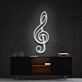 Violinschlüssel LED-Neonschild Wohnzimmer Musikstudio