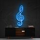 Violinschlüssel LED-Neonschild Wohnzimmer Musikstudio