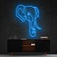 Elefantenkopf LED-Neonschild Wohnzimmer Büro