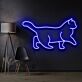 gehende Katze LED-Neonschild Wohnzimmer Schlafzimmer