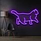 gehende Katze LED-Neonschild Wohnzimmer Schlafzimmer