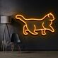 gehende Katze LED-Neonschild Wohnzimmer Schlafzimmer