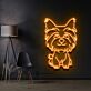Yorkshire Terrier Hund LED-Neonschild Wohnzimmer Haustierladen