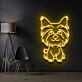 Yorkshire Terrier Hund LED-Neonschild Wohnzimmer Haustierladen