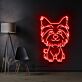 Yorkshire Terrier Hund LED-Neonschild Wohnzimmer Haustierladen