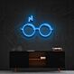 Brille mit Blitzsymbol LED-Neonschild Wohnzimmer Gamingzimmer