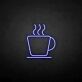 Kaffeetasse mit Dampf LED-Neonschild für Café Küche