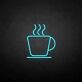 Kaffeetasse mit Dampf LED-Neonschild für Café Küche