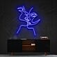 Küssendes Paar Linienzeichnung LED-Neonschild Wohnzimmer Schlafzimmer