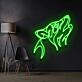 Heulender Wolf LED-Neonschild Wohnzimmer Büro