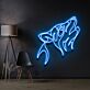 Heulender Wolf LED-Neonschild Wohnzimmer Büro