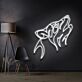 Heulender Wolf LED-Neonschild Wohnzimmer Büro