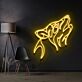 Heulender Wolf LED-Neonschild Wohnzimmer Büro