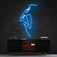 Abstrakte Frauenfigur LED-Neonschild Wohnzimmer Atelier