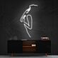 Abstrakte Frauenfigur LED-Neonschild Wohnzimmer Atelier