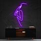 Abstrakte Frauenfigur LED-Neonschild Wohnzimmer Atelier