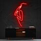 Abstrakte Frauenfigur LED-Neonschild Wohnzimmer Atelier