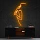Abstrakte Frauenfigur LED-Neonschild Wohnzimmer Atelier