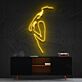 Abstrakte Frauenfigur LED-Neonschild Wohnzimmer Atelier