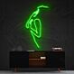 Abstrakte Frauenfigur LED-Neonschild Wohnzimmer Atelier