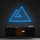 Bergsymbol LED-Neonschild Wohnzimmer Büro