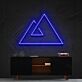 Bergsymbol LED-Neonschild Wohnzimmer Büro