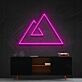 Bergsymbol LED-Neonschild Wohnzimmer Büro