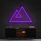 Bergsymbol LED-Neonschild Wohnzimmer Büro