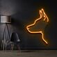 Hundekopf Silhouette LED-Neonschild Wohnzimmer Büro