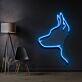 Hundekopf Silhouette LED-Neonschild Wohnzimmer Büro