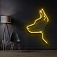 Hundekopf Silhouette LED-Neonschild Wohnzimmer Büro