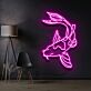 Koi Fisch LED-Neonschild Wohnzimmer Büro