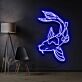 Koi Fisch LED-Neonschild Wohnzimmer Büro