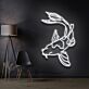 Koi Fisch LED-Neonschild Wohnzimmer Büro