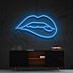 Lippen mit leichtem Biss LED-Neonschild Wohnzimmer Bar