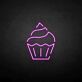 Cupcake LED-Neonschild für Café und Bäckerei