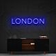 LONDON LED-Neonschild Wohnzimmer Büro