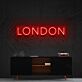 LONDON LED-Neonschild Wohnzimmer Büro