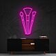 Makeup Pinsel Set LED-Neonschild für Kosmetikstudio und Schminktisch