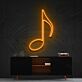 Musiknote LED-Neonschild für Wohnzimmer und Musikstudio