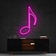 Musiknote LED-Neonschild für Wohnzimmer und Musikstudio