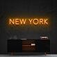 NEW YORK LED-Neonschild Wohnzimmer Büro
