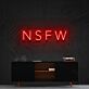 NSFW LED-Neonschild für Bar Club