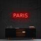 PARIS LED-Neonschild für Wohnzimmer Schlafzimmer