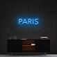 PARIS LED-Neonschild für Wohnzimmer Schlafzimmer