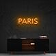 PARIS LED-Neonschild für Wohnzimmer Schlafzimmer