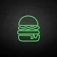 Hamburger LED-Neonschild für Restaurant und Imbiss