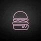 Hamburger LED-Neonschild für Restaurant und Imbiss