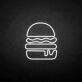 Hamburger LED-Neonschild für Restaurant und Imbiss